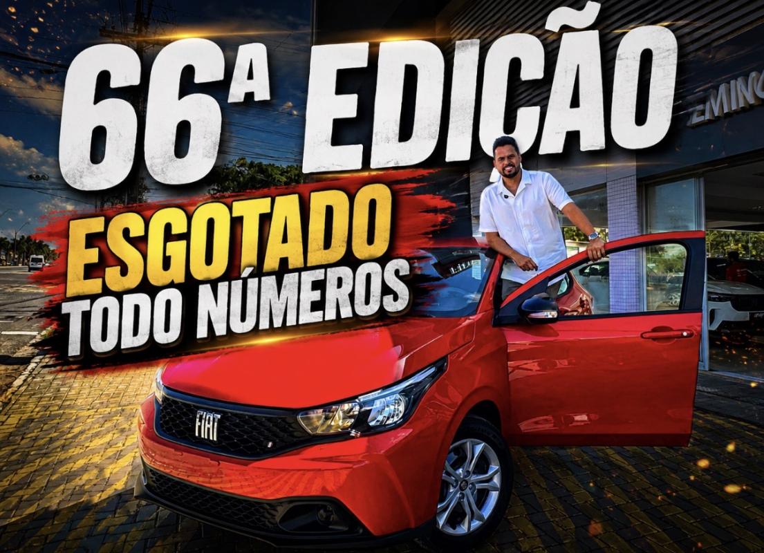 66° EDIÇÃO – 1 FIAT ARGO 0KM + 5 MOTOS HONDA E 20 CELULARES NA ROLETAS PREMIADA