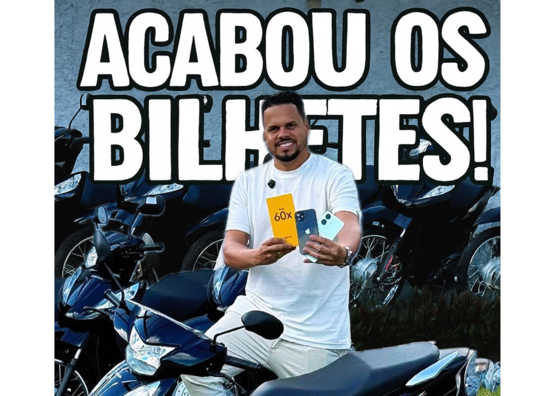 17° EDIÇÃO 1 BIZ ES OKM + 10 CELULARES NA ROLETA
