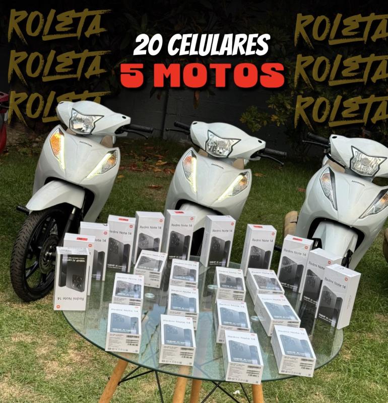 60ª EDIÇÃO – 7 MOTOS HONDA BIZ ES 0KM + 20 CELULARES