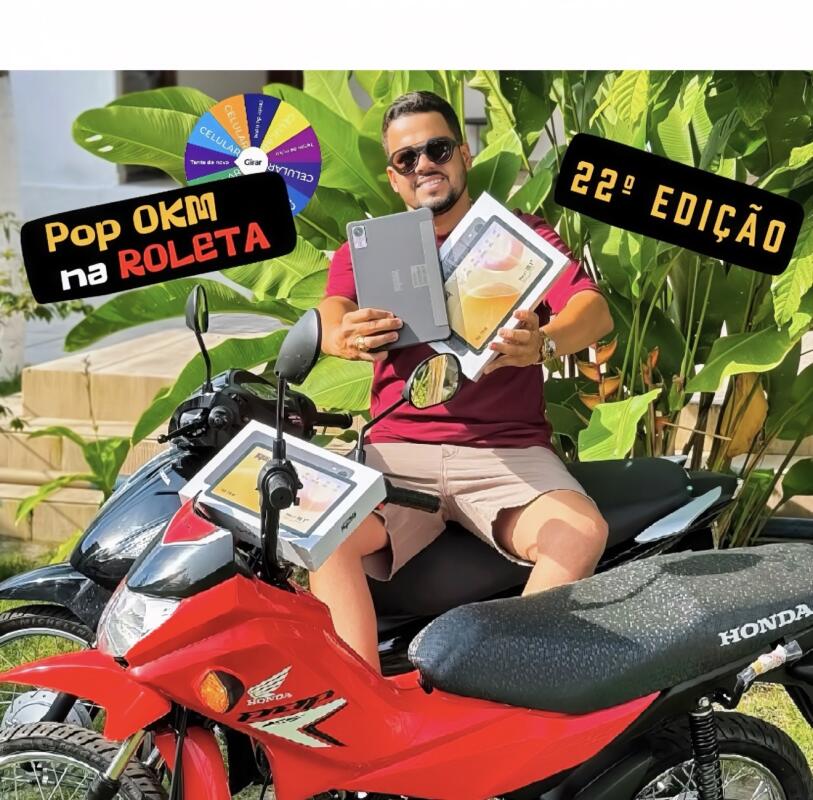 22ª  POP 110i 2026  na ROLETA, BIZ 0KM 125 NO SORTEIO