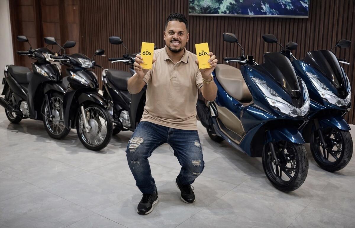 45° EDIÇÃO A PRIMEIRA DO ANO 5 MOTOS HONDA OKM + 37 CELULARES